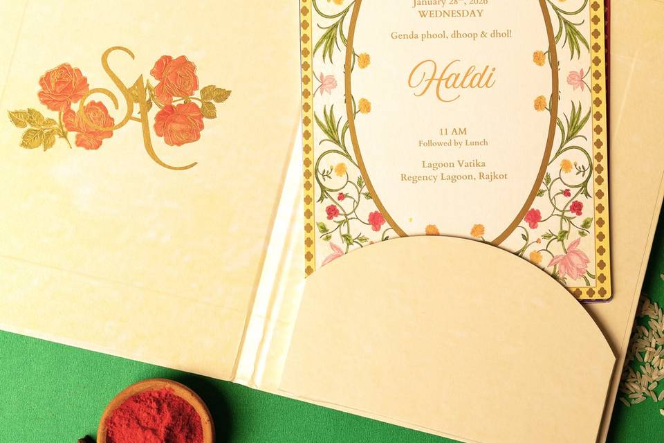 S&A Handpainted Invite