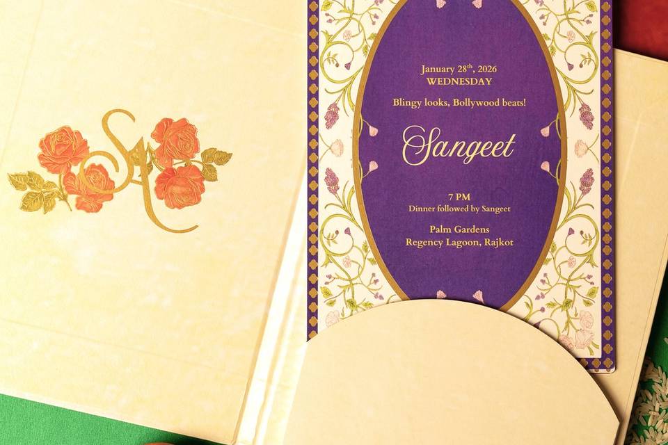 S&A Handpainted Invite