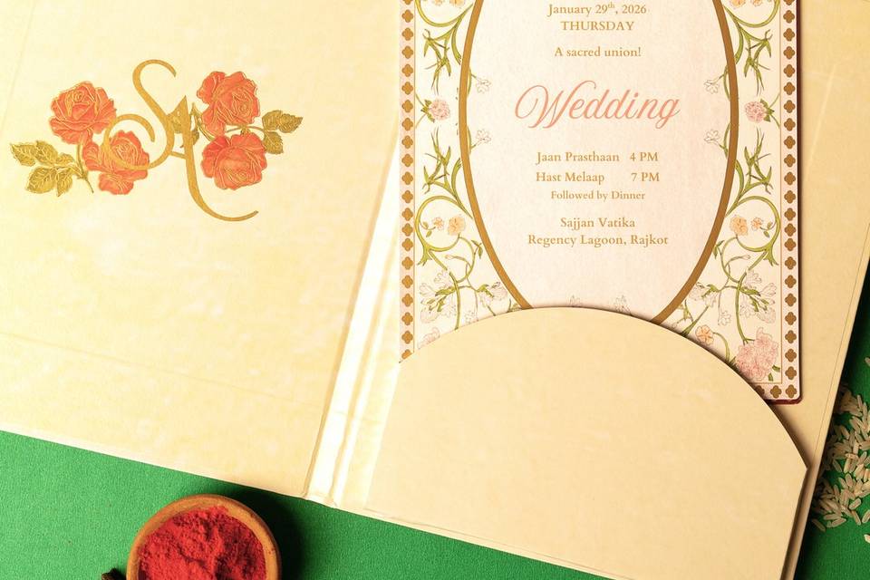 S&A Handpainted Invite