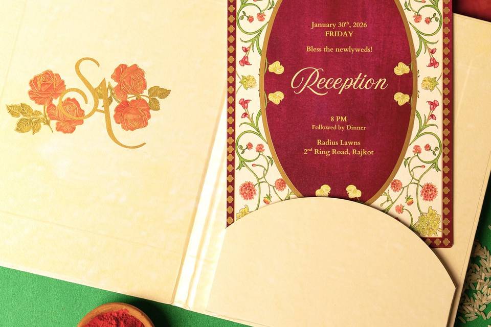 S&A Handpainted Invite