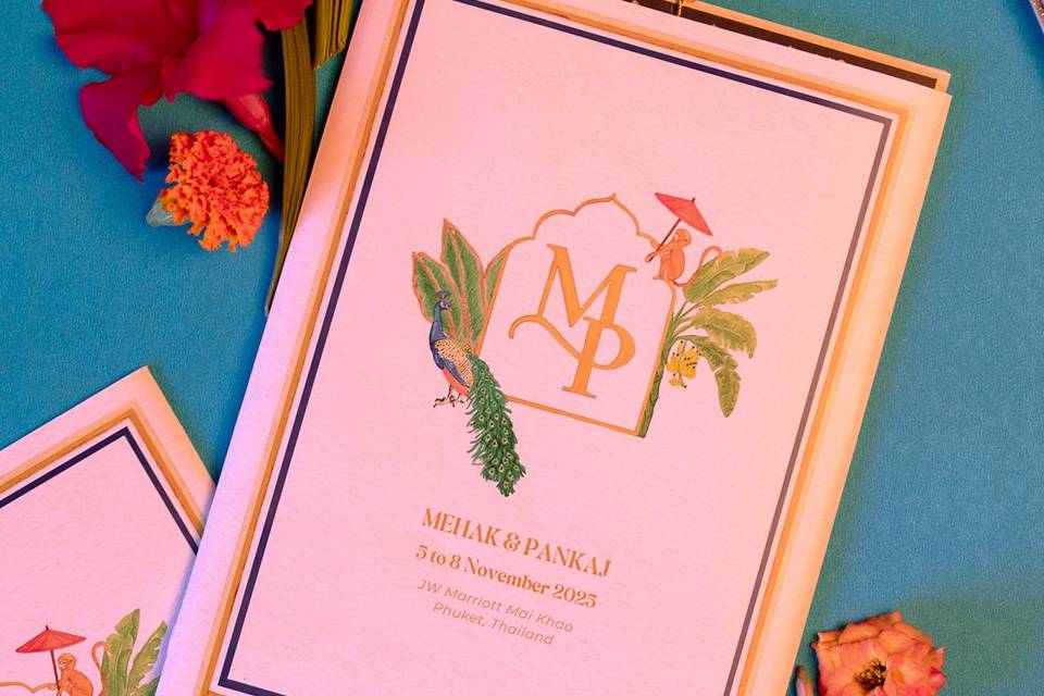 M&P Handpainted Invite