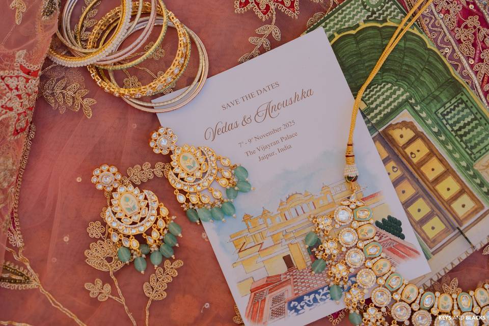 V&A Handpainted Invite