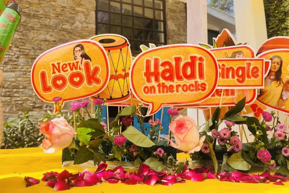Haldi decor