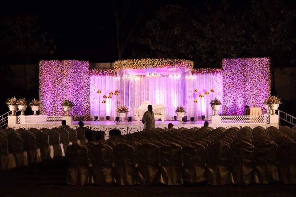 Reception stage