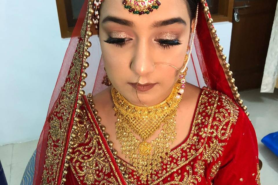 Bridal makeup