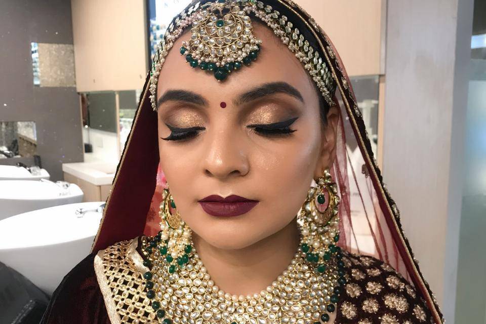 Bridal makeup