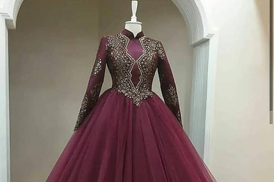 Designer gown