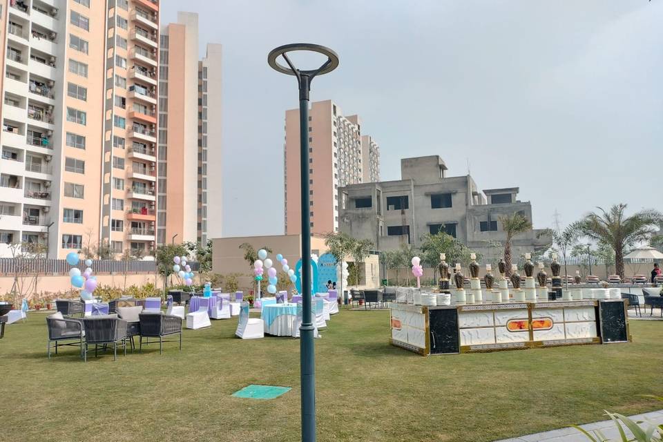 Catering setup