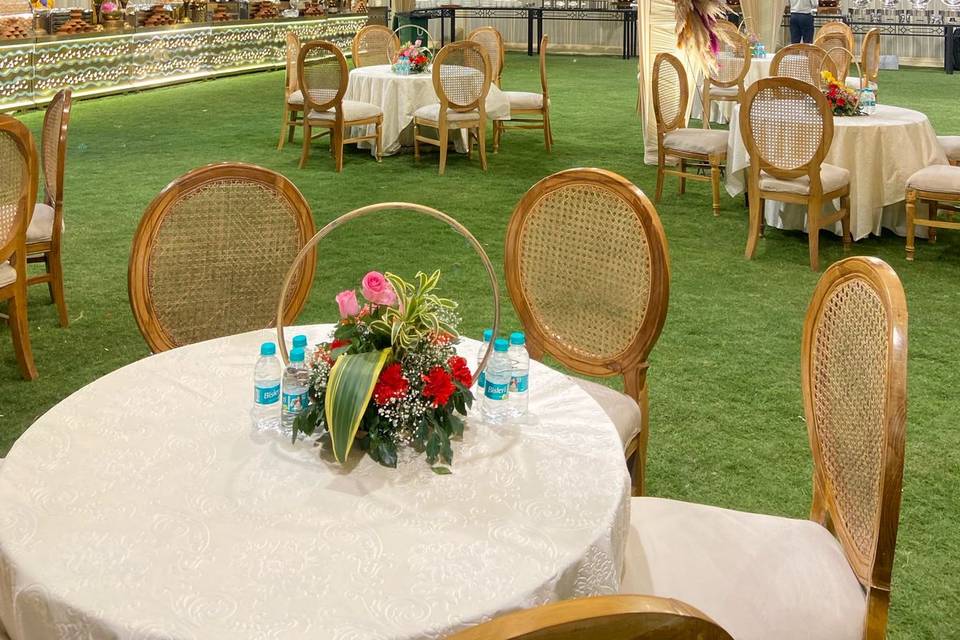 Catering setup