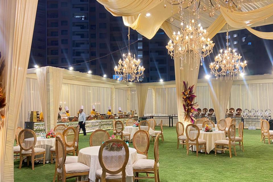 Catering setup