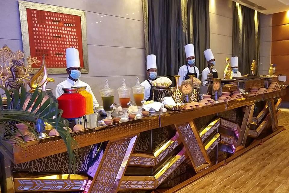 Catering setup