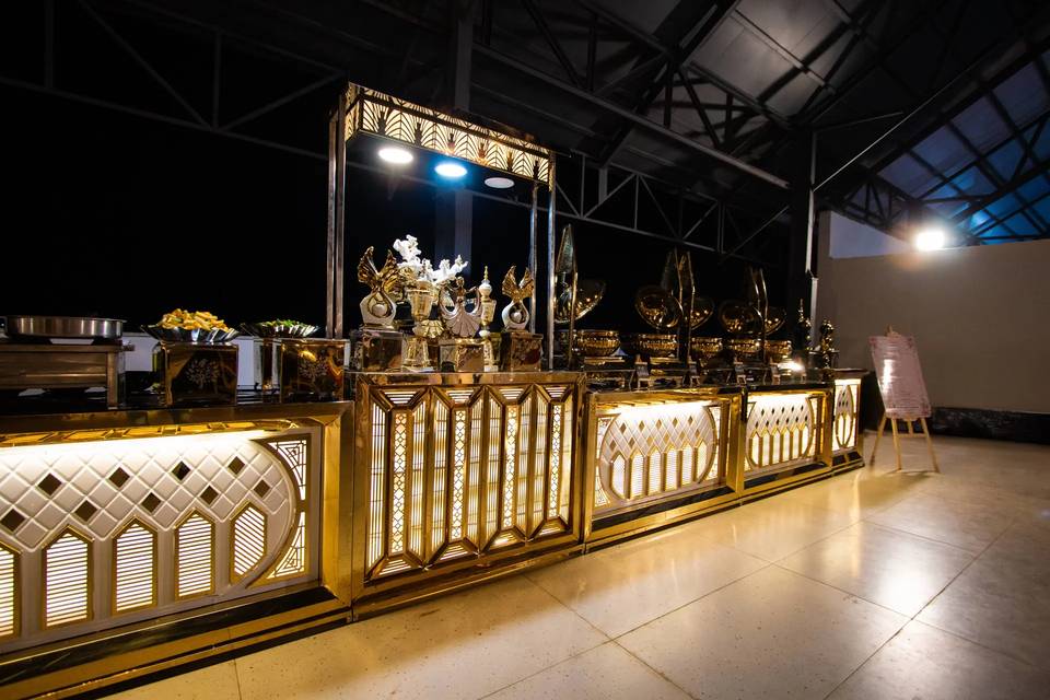 Catering setup