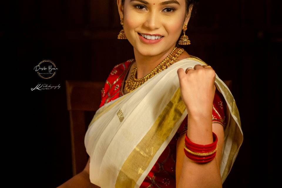 Traditional Bridal look