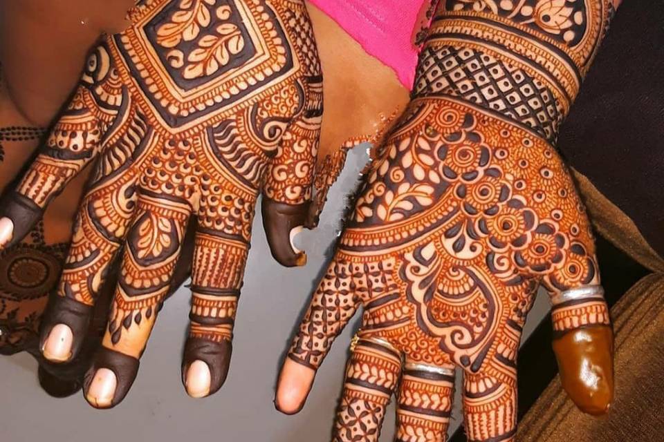 Madhubani mehndi