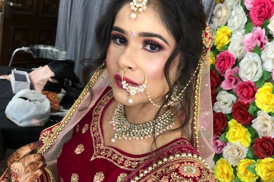 Bridal makeup