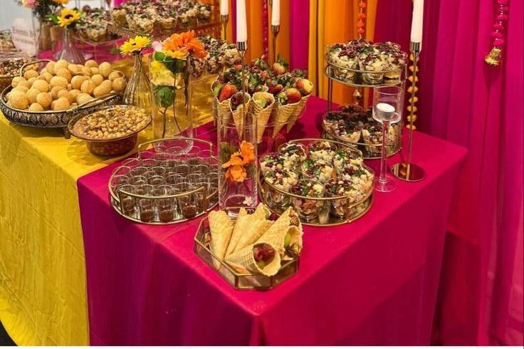 Wedding haldi decor