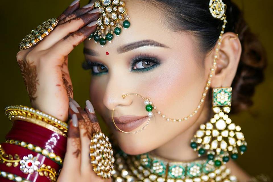 Bridal makeup
