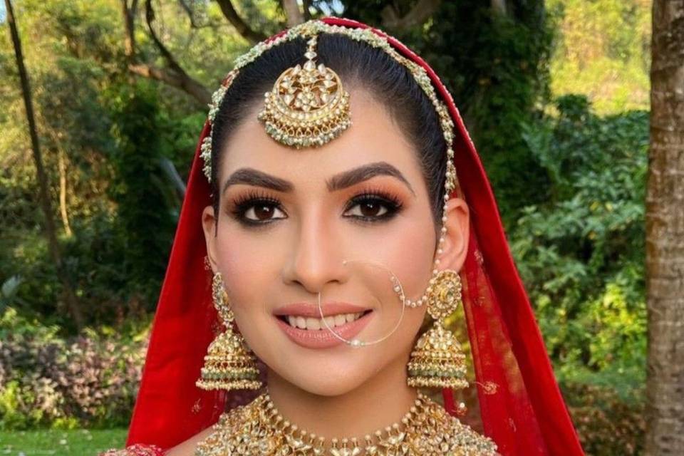 Bridal makeup