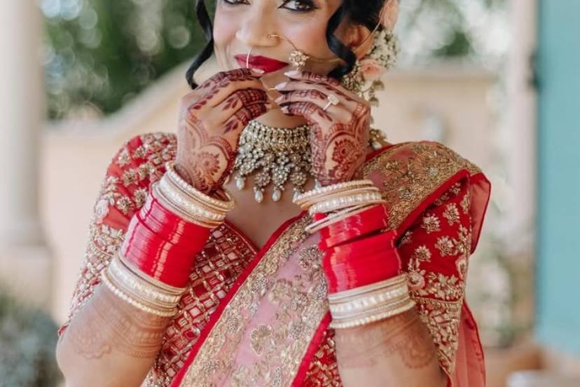 Bridal makeup