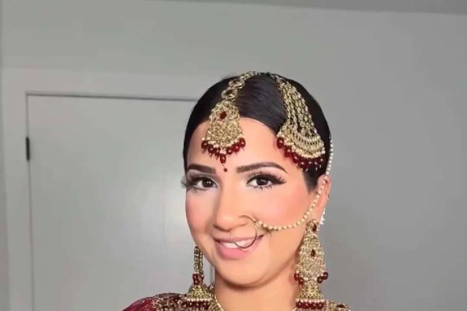 Bridal makeup