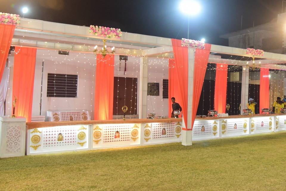 Catering setup