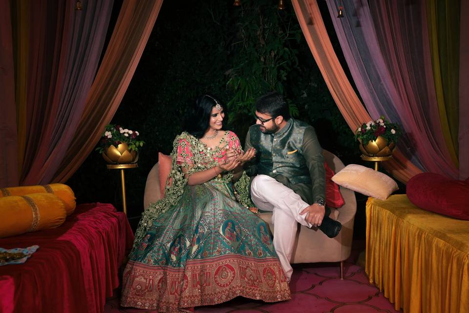 Mehandi Couple
