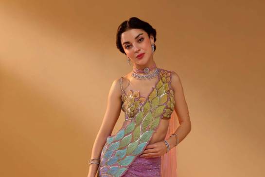 MOHHAR PAHI SAREE SET