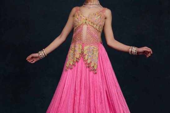 MOHHAR PAKHRU FLAP LEHENGA SET