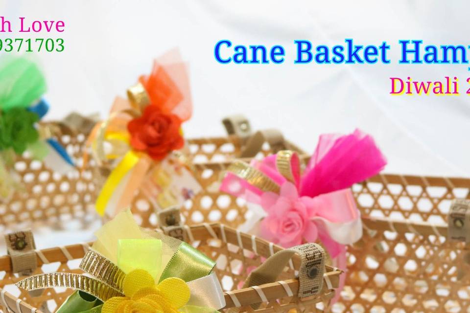 Cane Basket Hamper