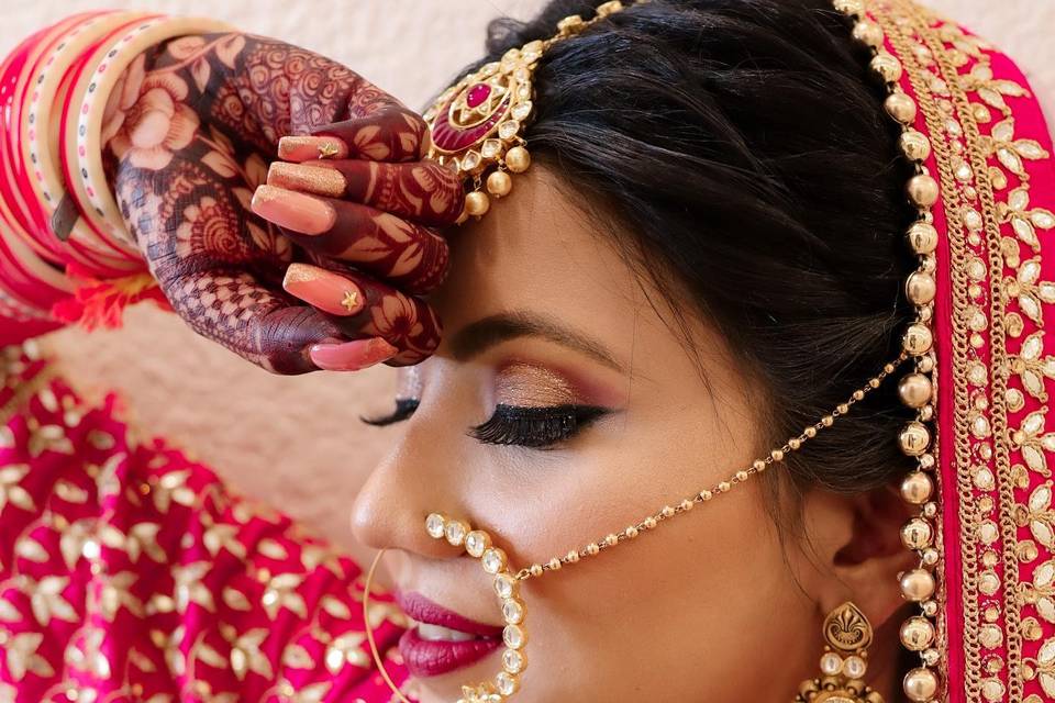 Bridal makeup