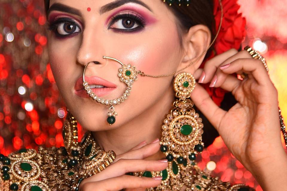 Bridal makeup