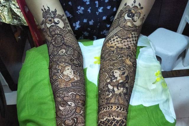 Elegant Indian and Arabic Mehndi Designs , Vishu Ladies Beau doi