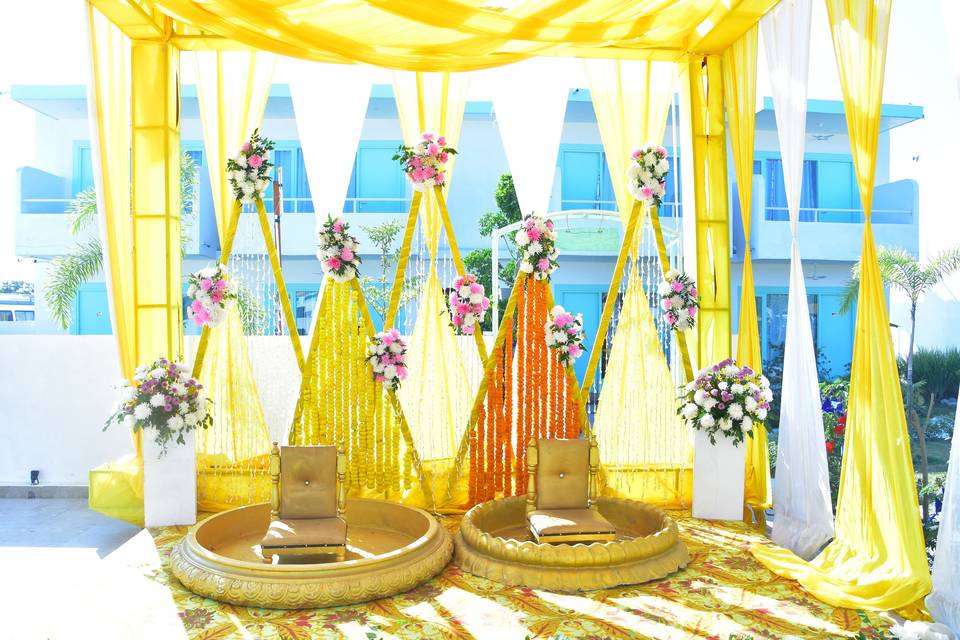 Haldi decor