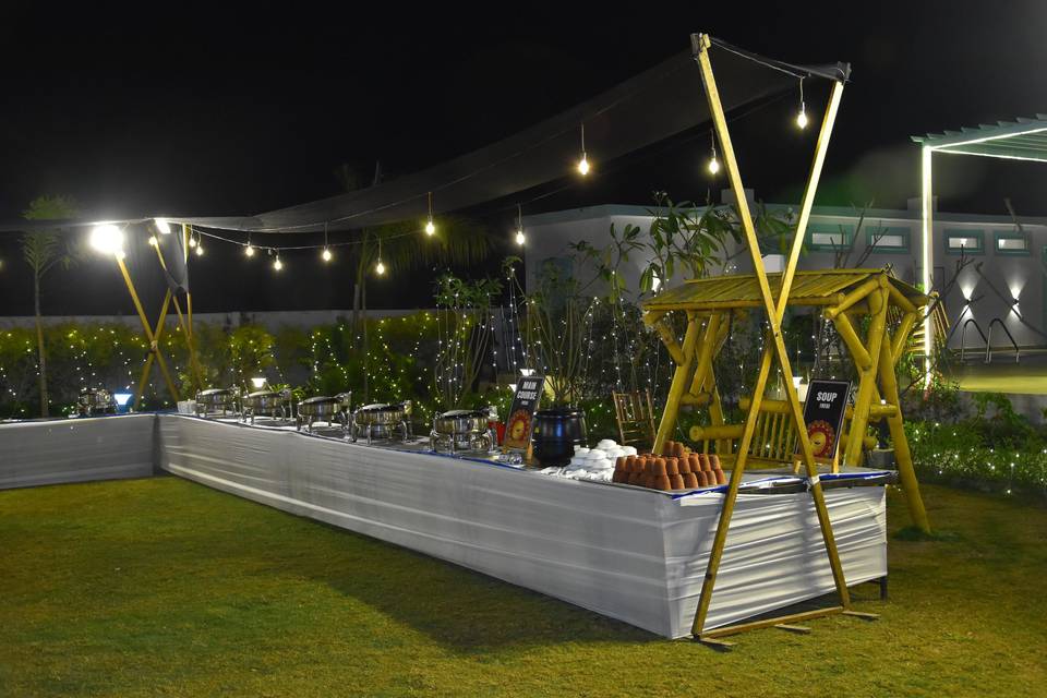 Catering setup