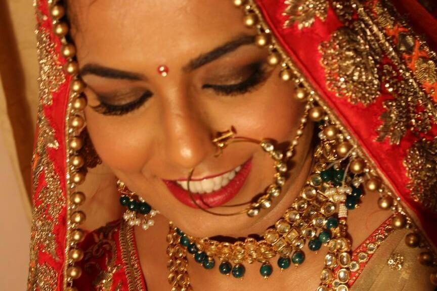 Bridal makeup