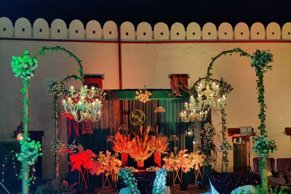 Varun & shivangi sangeet decor