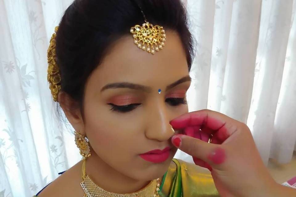 Shravya Shetty Makeup