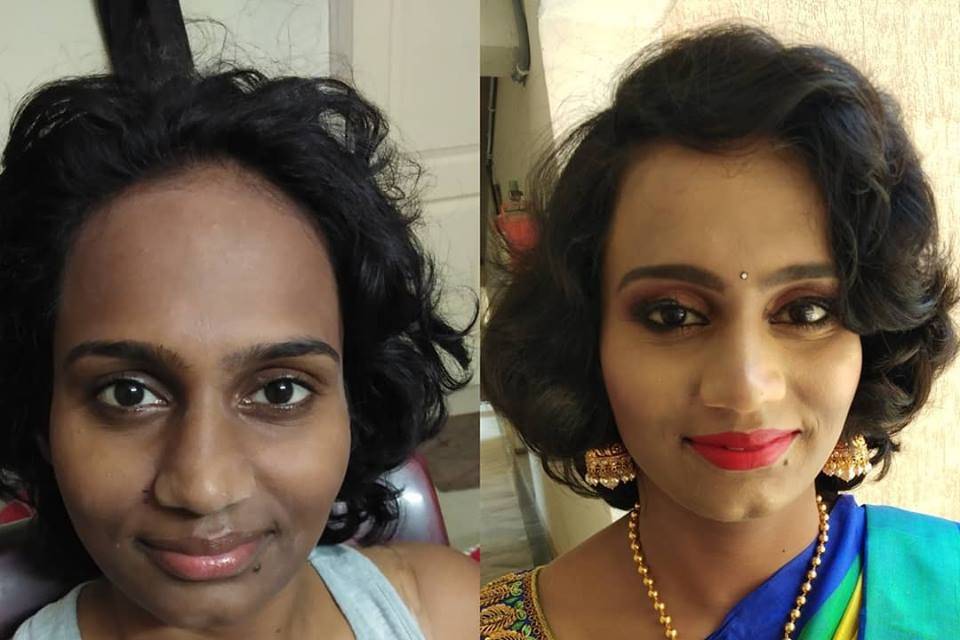 Shravya Shetty Makeup