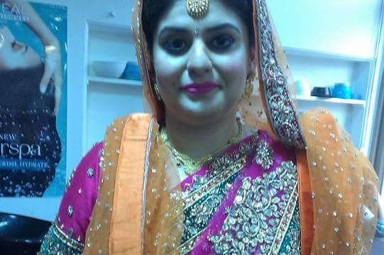 Bridal makeup