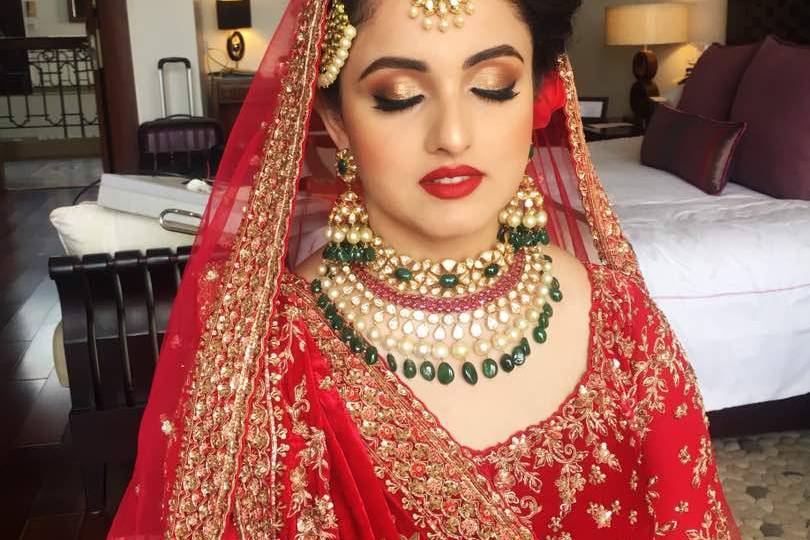 Bridal makeup