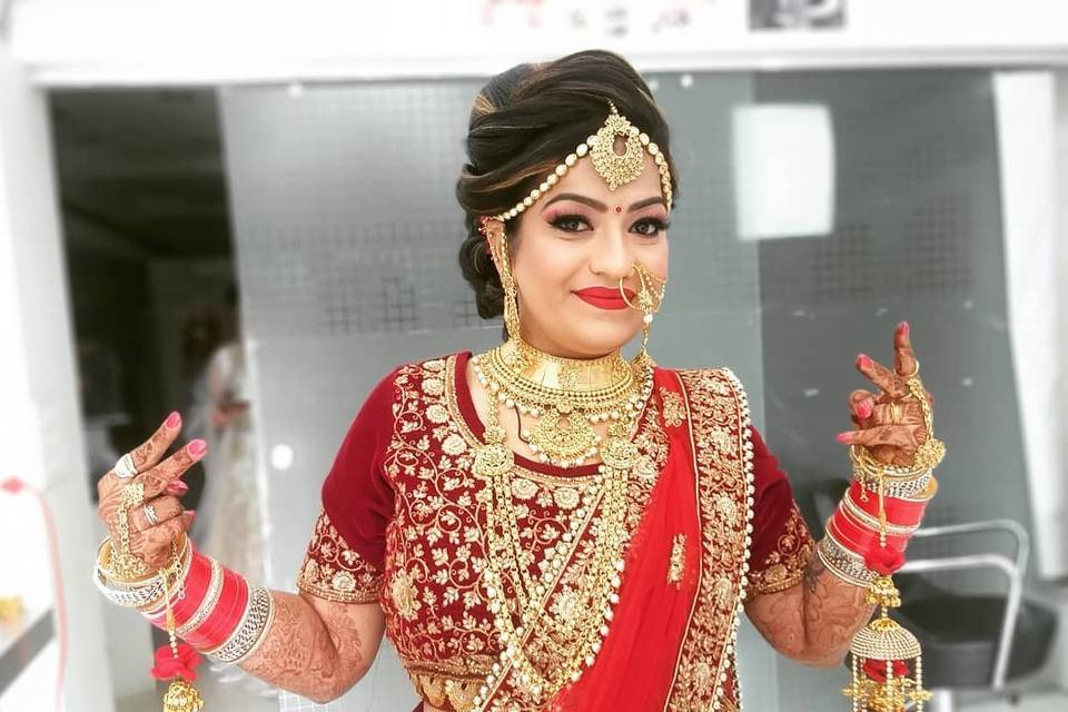 Bridal makeup