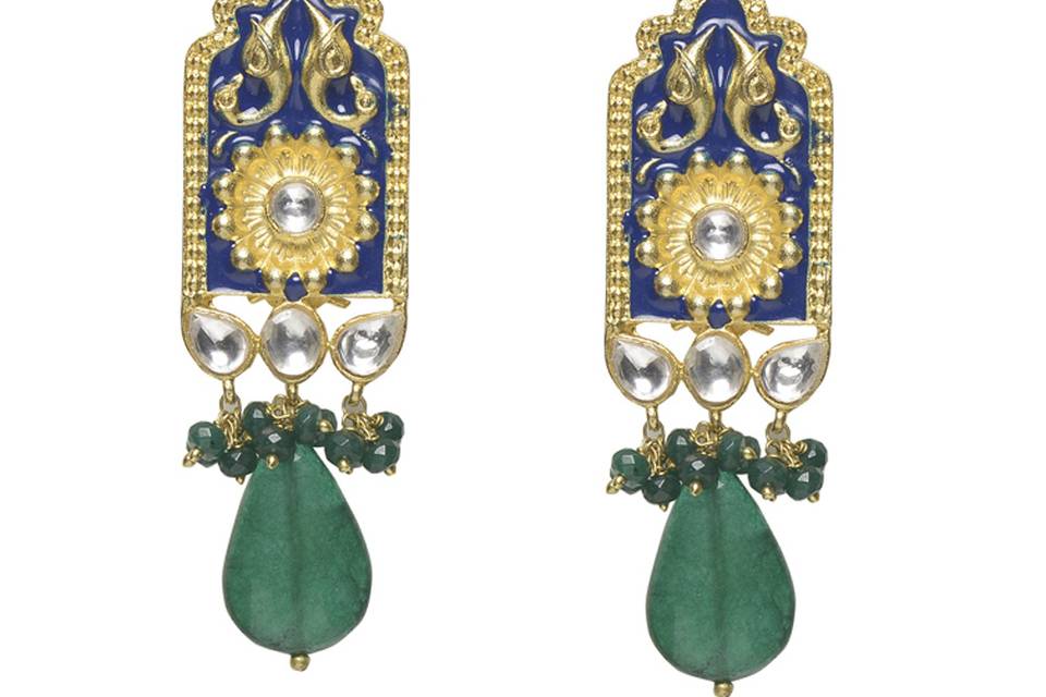 Antique look earring