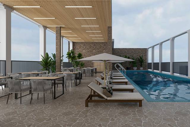 Poolside