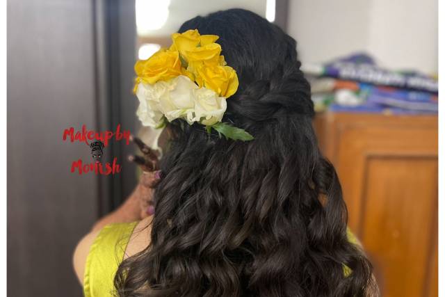 Haldi hair