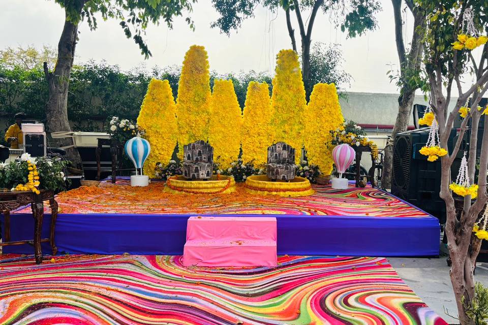 Haldi decor