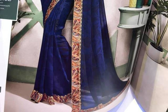 Buy RANGOLI SILK WITH RUFFLE SAREE at Rs. 999 online from Surati Fabric  designer sarees : RUFFLE SAREE