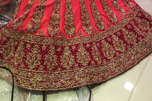 Girl Fashion Hub's Designer multy color Lehenga choli with Dupatta set for  Wedding, Party,Ethnic,Evening : Amazon.in: Fashion