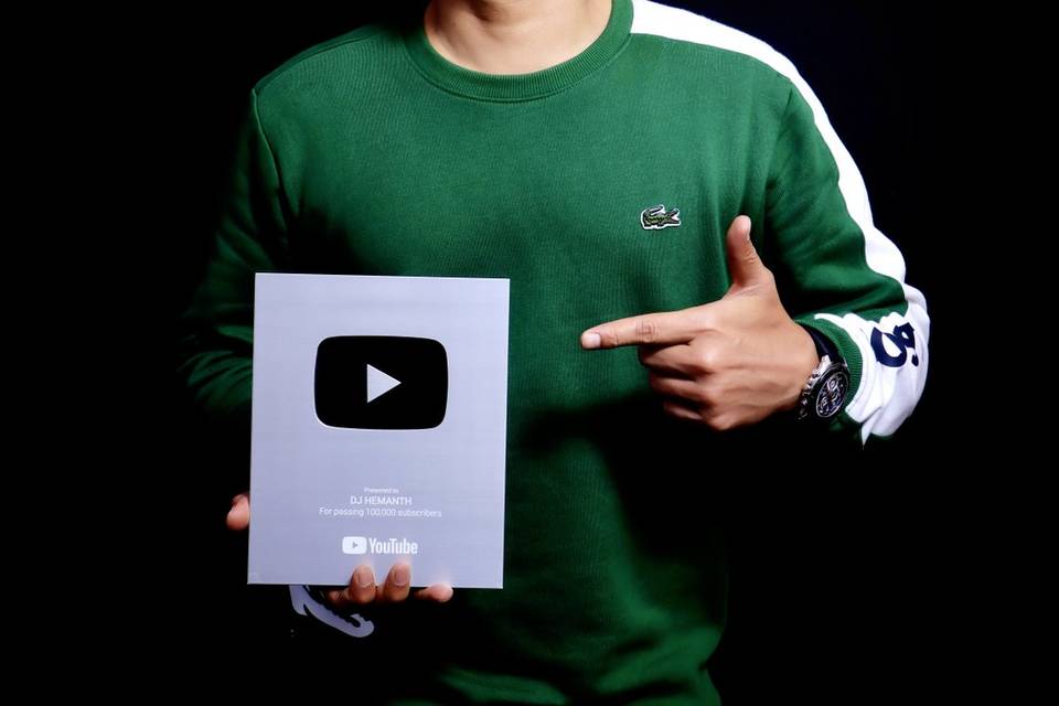 Youtube Silver play button