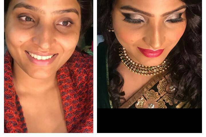 Before and After Makeup