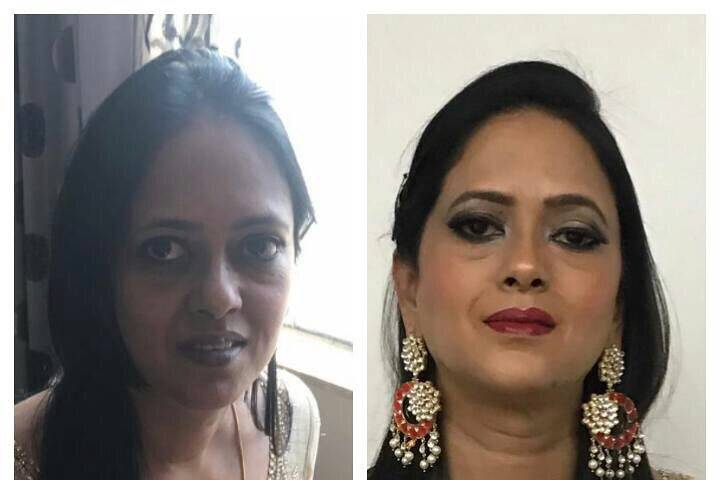 Before and After Makeup